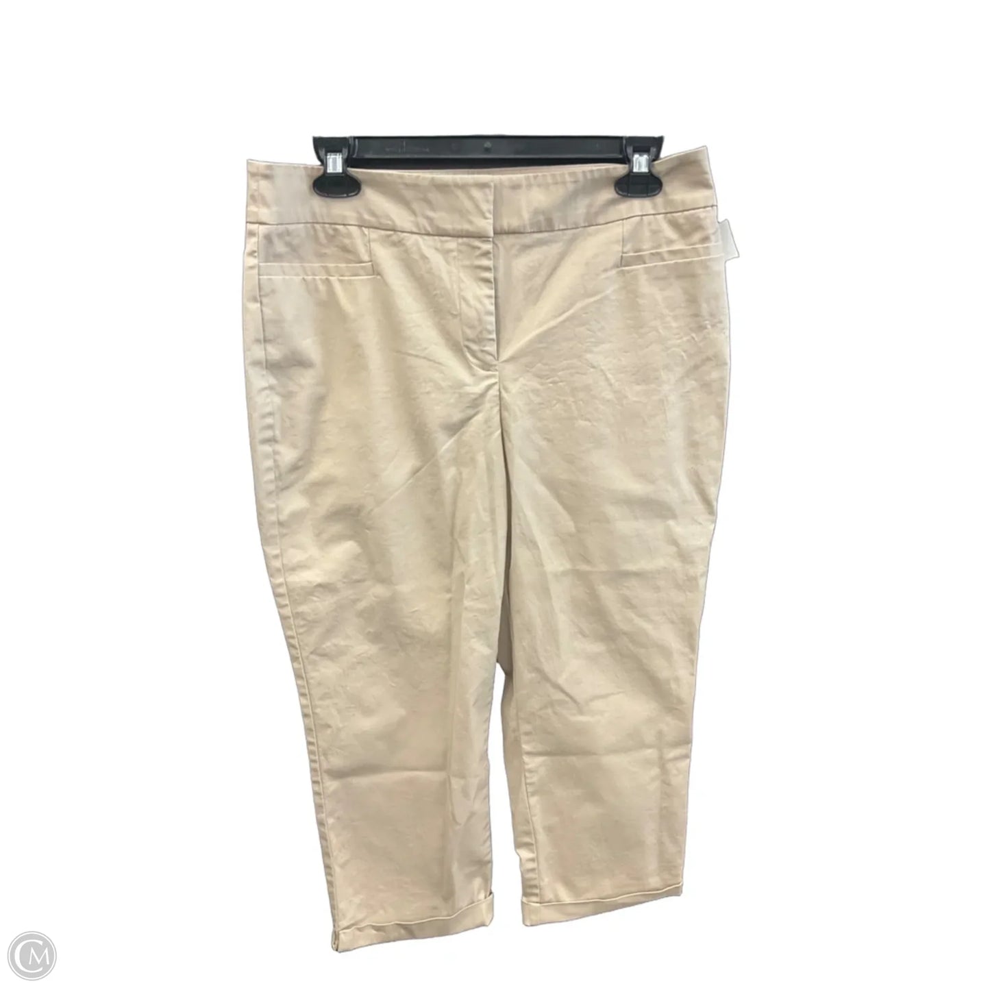 Capris By Ann Taylor In Tan, Size: 10p