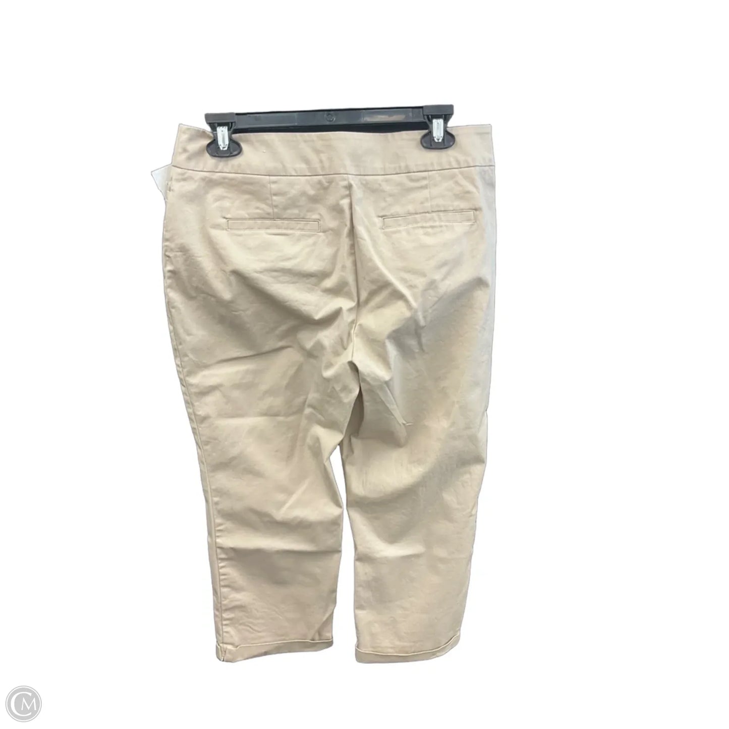 Capris By Ann Taylor In Tan, Size: 10p