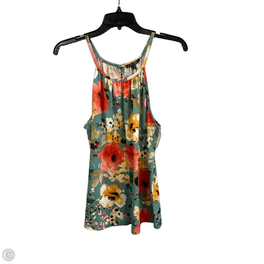 Top Sleeveless By Papermoon In Floral Print, Size: M