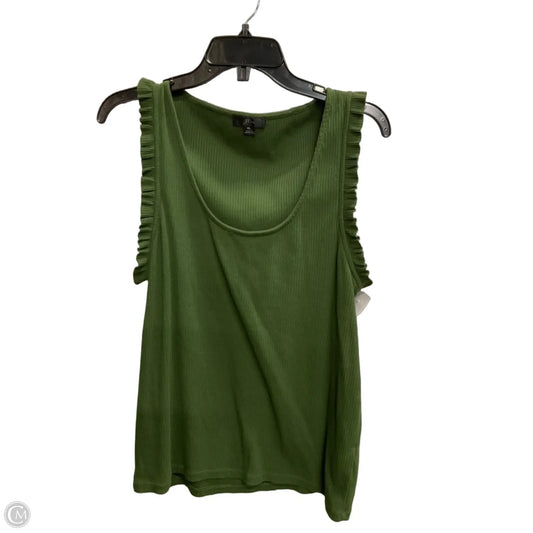 Top Sleeveless By J. Crew In Green, Size: Xl