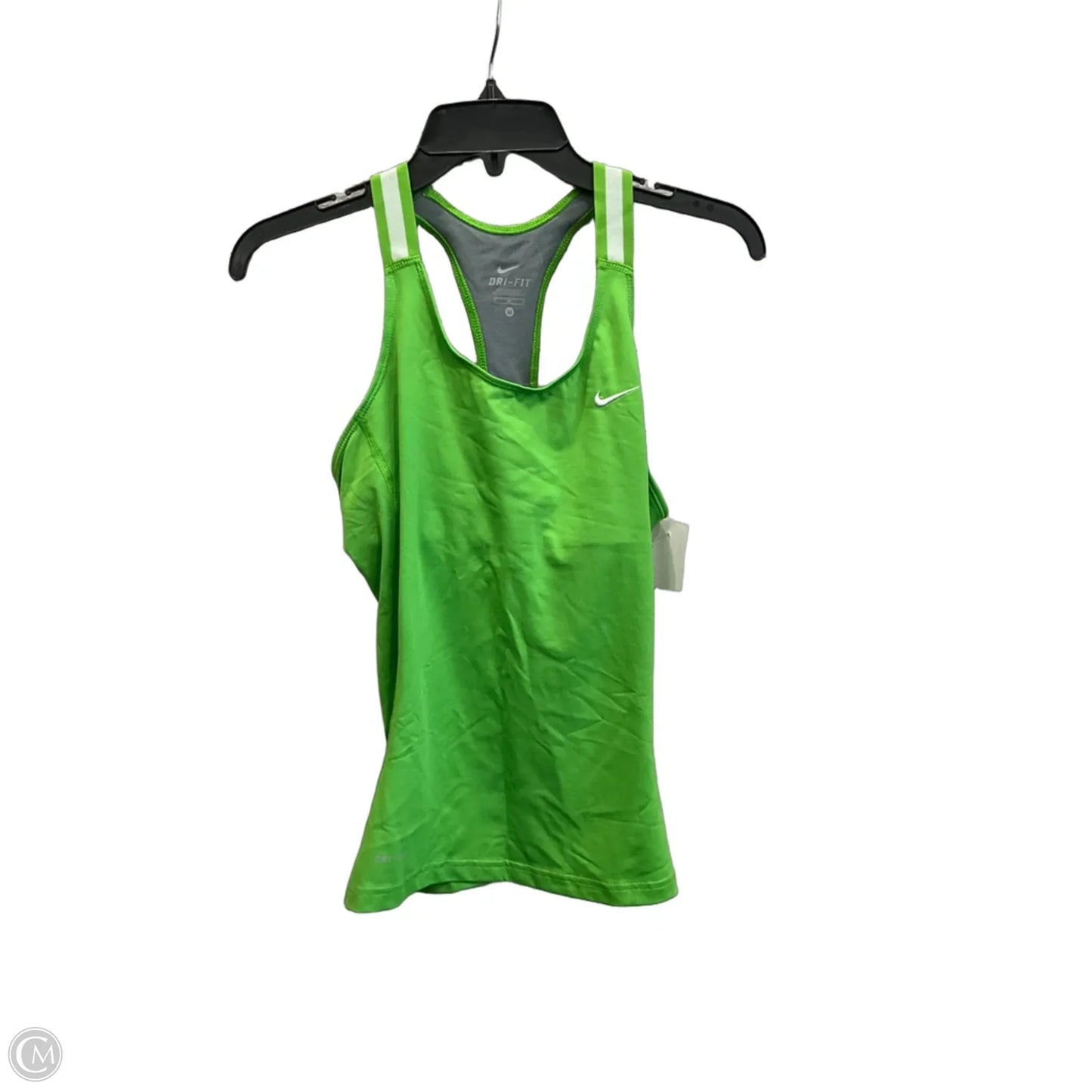 Athletic Tank Top By Nike Apparel In Green, Size: M