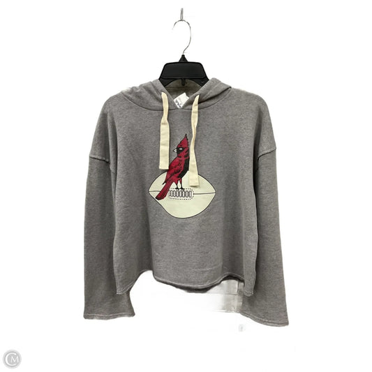 Sweatshirt Hoodie By Nfl In Grey, Size: S