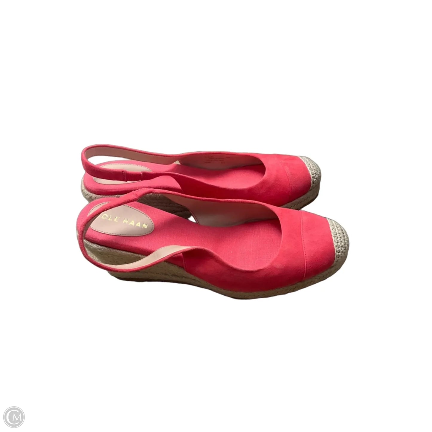 Shoes Heels Wedge By Cole-haan In Pink, Size: 10