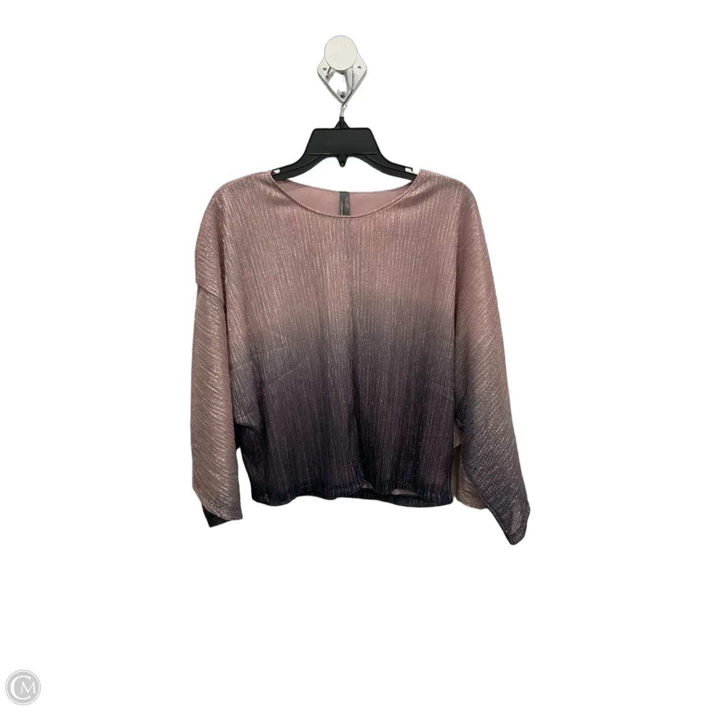 Top Long Sleeve By Anthropologie In Pink, Size: M