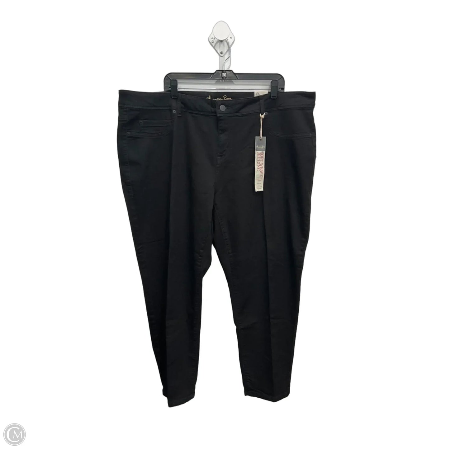 Jeans Skinny By America Rag In Black Denim, Size: 22