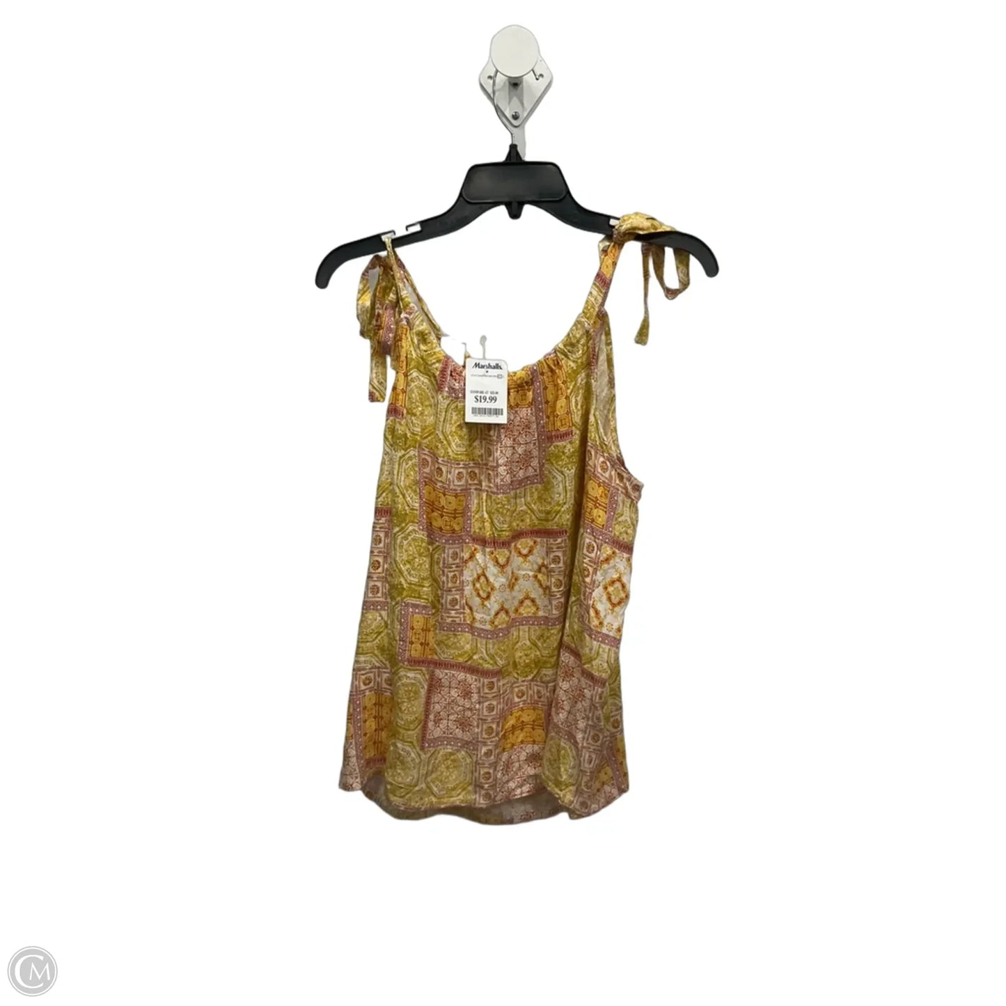 Top Sleeveless By Clothes Mentor In Yellow, Size: Xs
