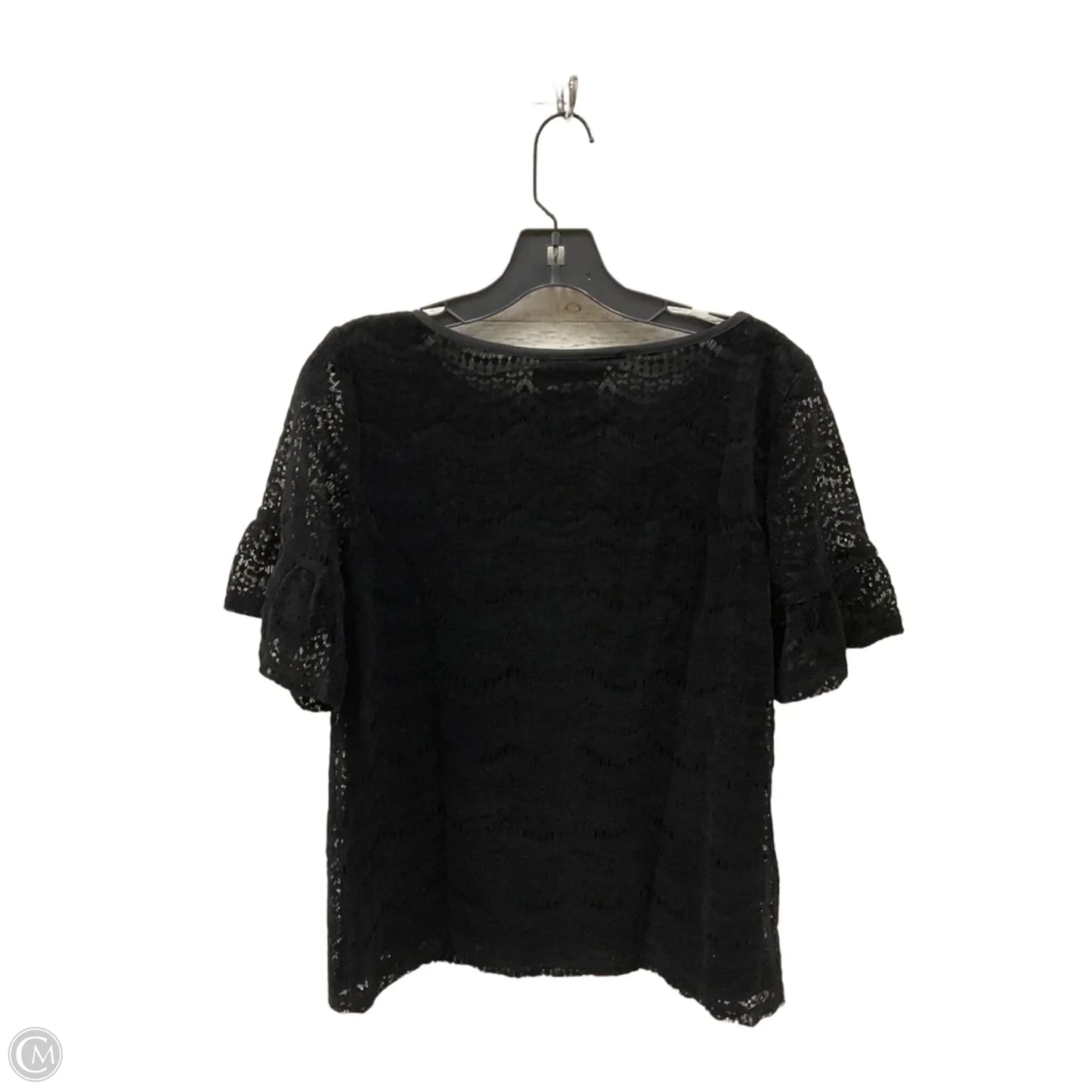 Top Short Sleeve By Loft In Black, Size: Xs