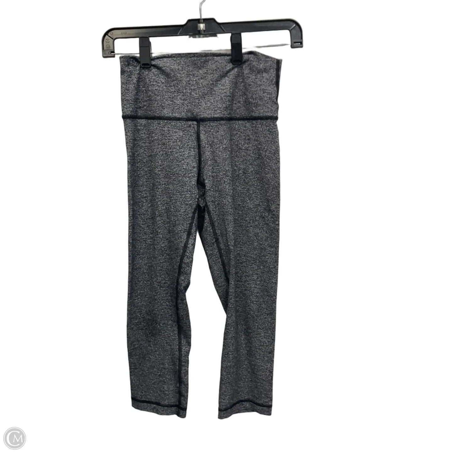 Athletic Capris By Lululemon In Grey, Size: S
