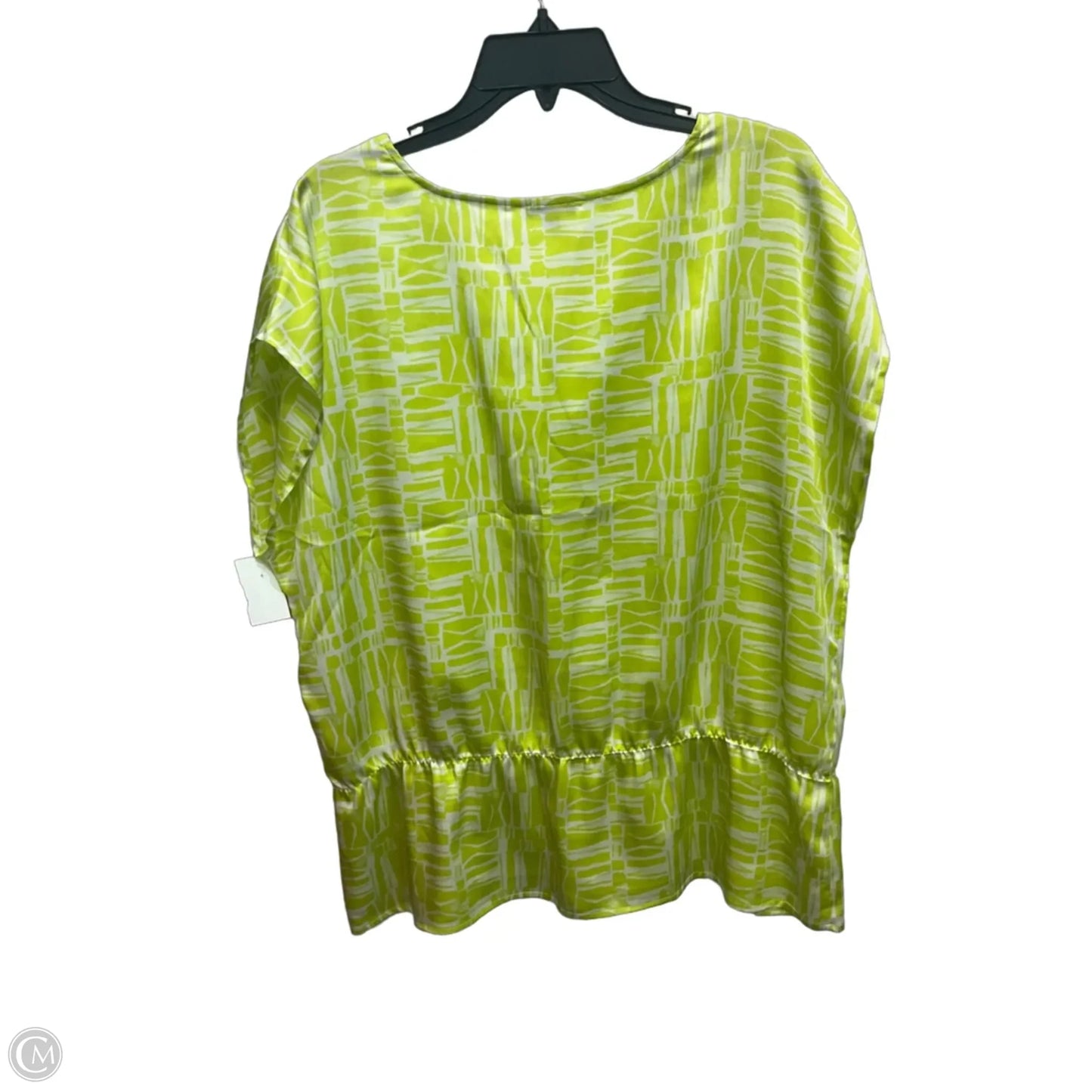 Top Short Sleeve By Ann Taylor In Green, Size: Xl