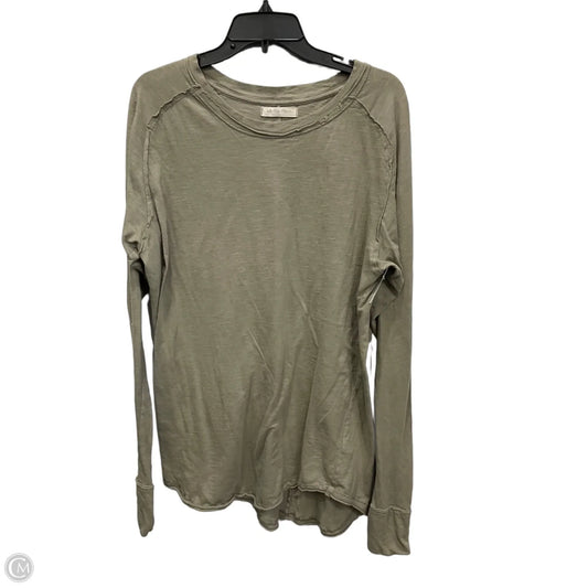 Top Long Sleeve Basic By We The Free In Green, Size: M