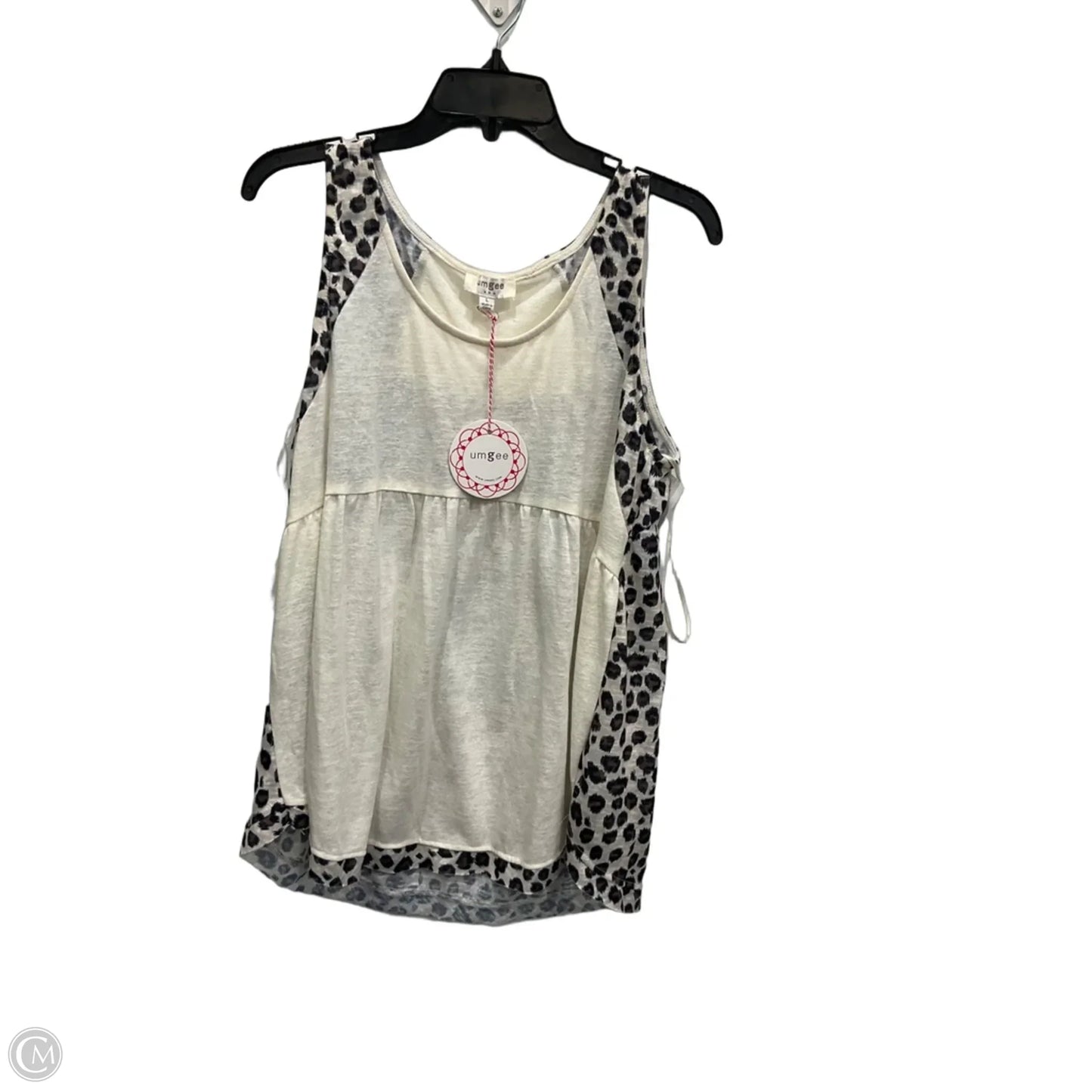 Top Sleeveless By Umgee In White, Size: L