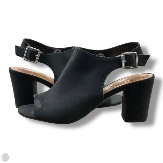 Sandals Heels Block By Style And Company In Black, Size: 7.5