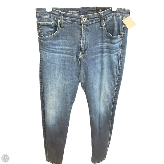 Jeans Skinny By Adriano Goldschmied In Blue Denim, Size: 8