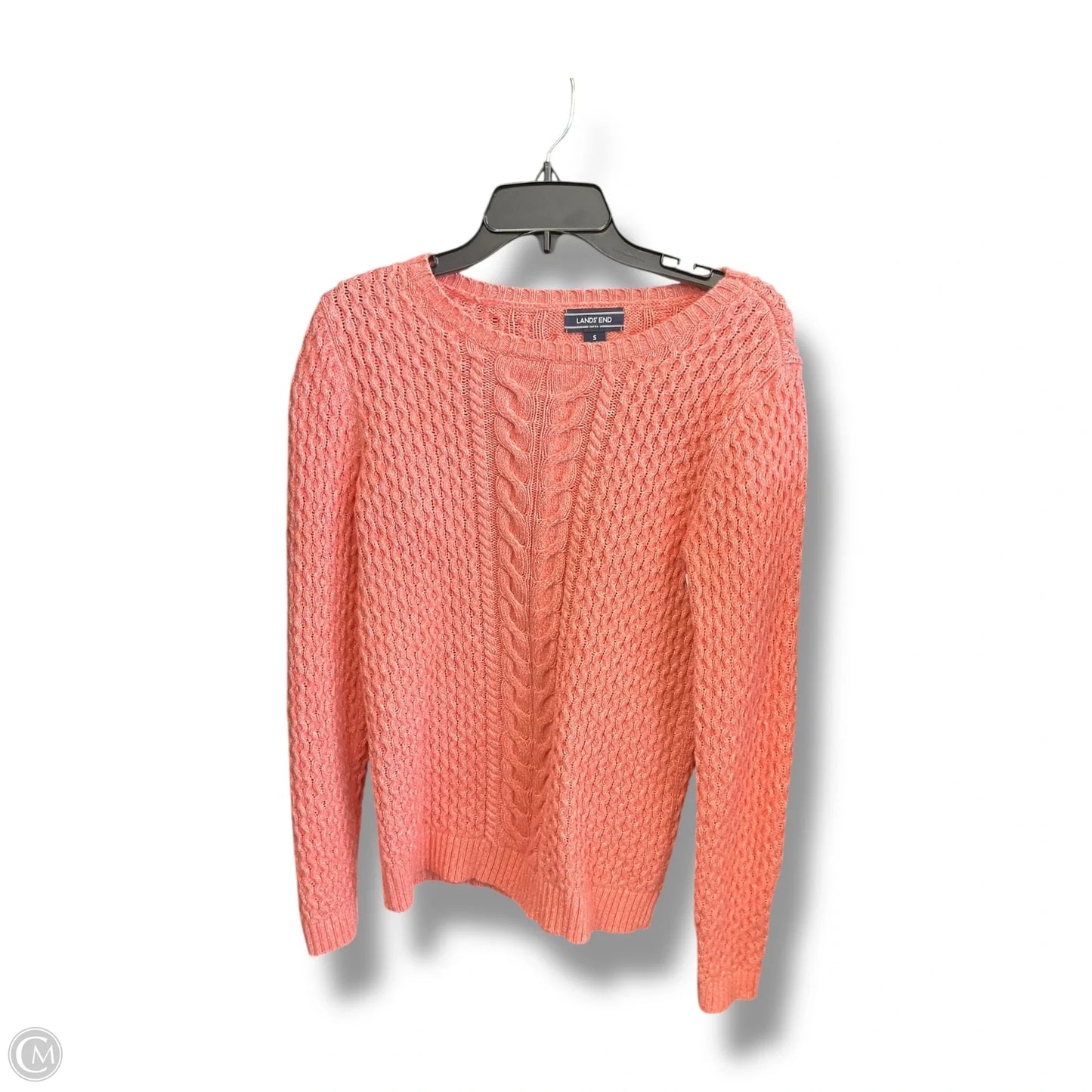 Sweater By Lands End In Coral, Size: S
