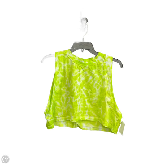 Athletic Tank Top By Lululemon In Green, Size: 8