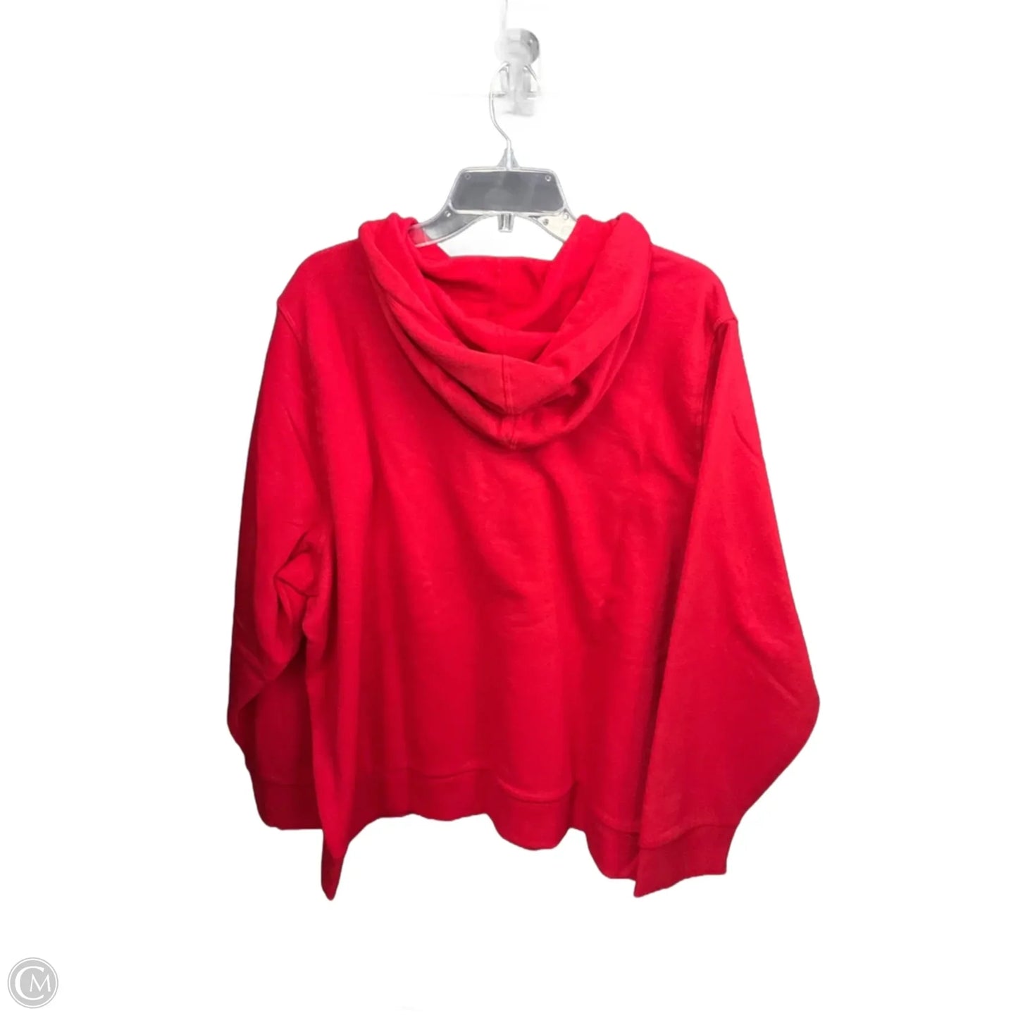 Athletic Sweatshirt Hoodie By Tommy Hilfiger In Red, Size: 2x