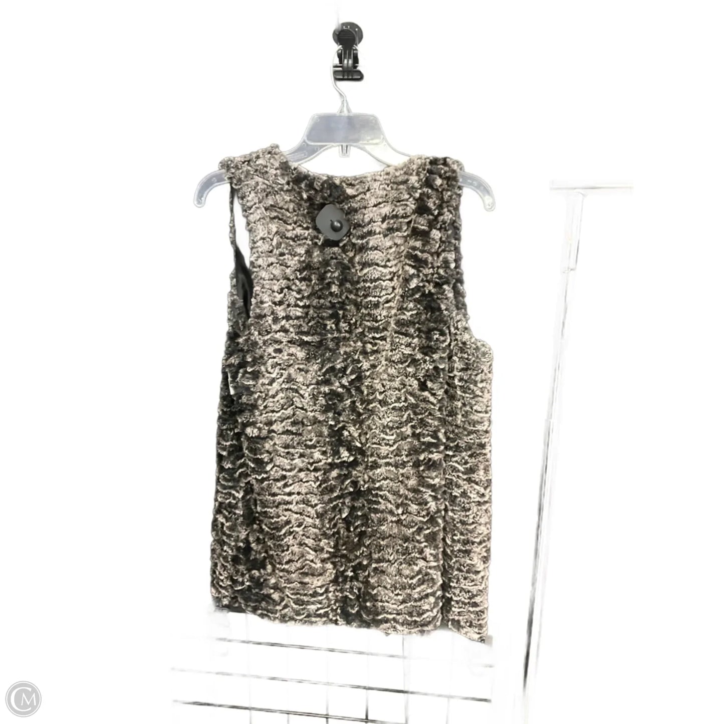 Vest Faux Fur & Sherpa By Betsey Johnson In Multi-colored, Size: M