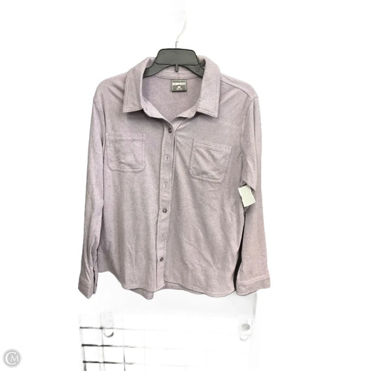 Blouse Long Sleeve By 32 Degrees In Purple, Size: L