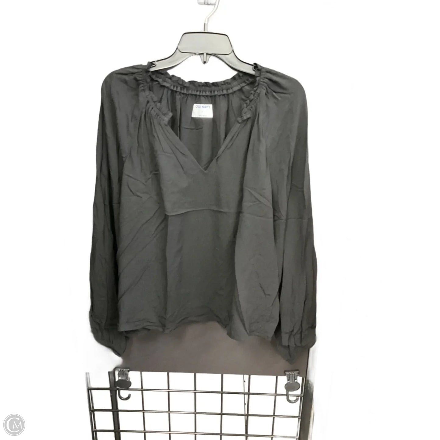 Top Long Sleeve By Old Navy In Black, Size: L