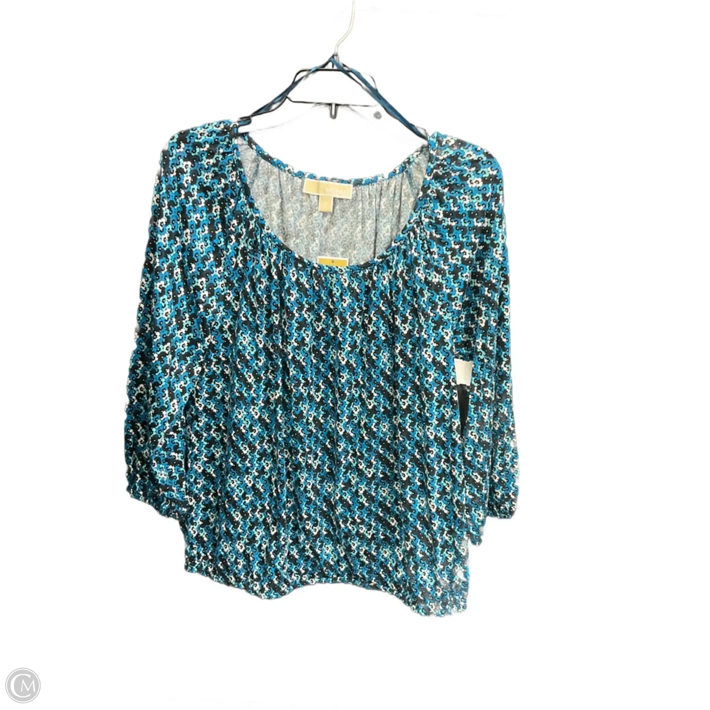 Top 3/4 Sleeve By Michael By Michael Kors In Multi-colored, Size: M
