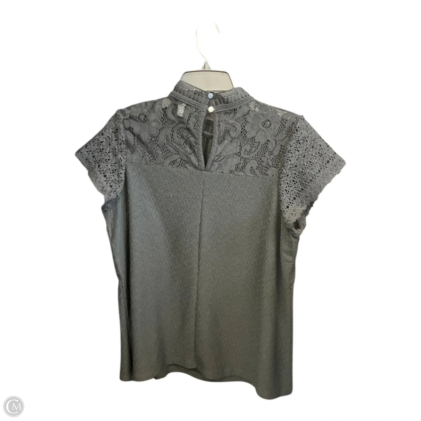 Top Short Sleeve By Cable And Gauge In Black, Size: Xl