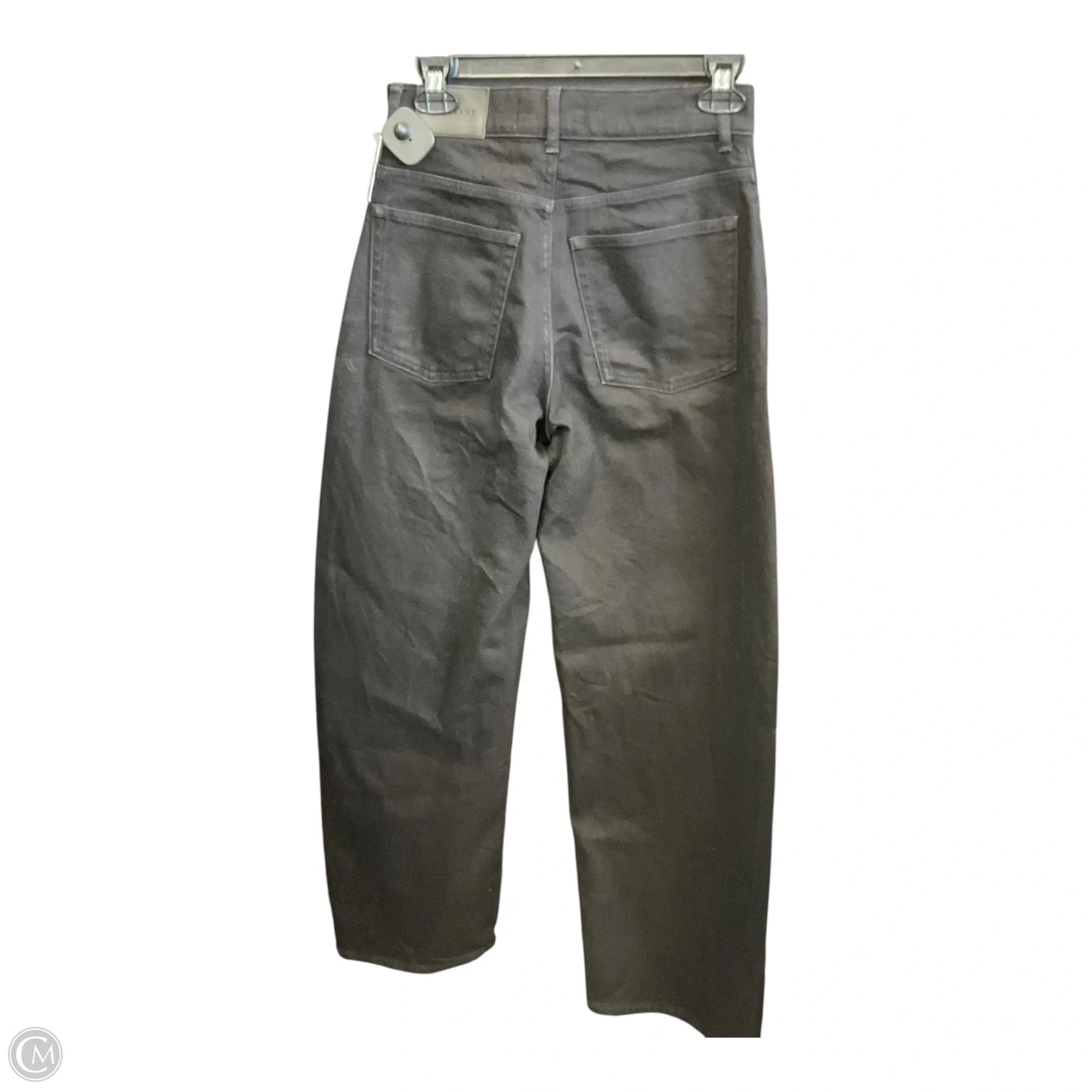 Jeans Wide Leg By Everlane In Black, Size: 0