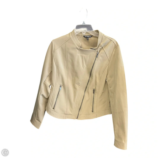 Jacket Other By Express In Tan, Size: L