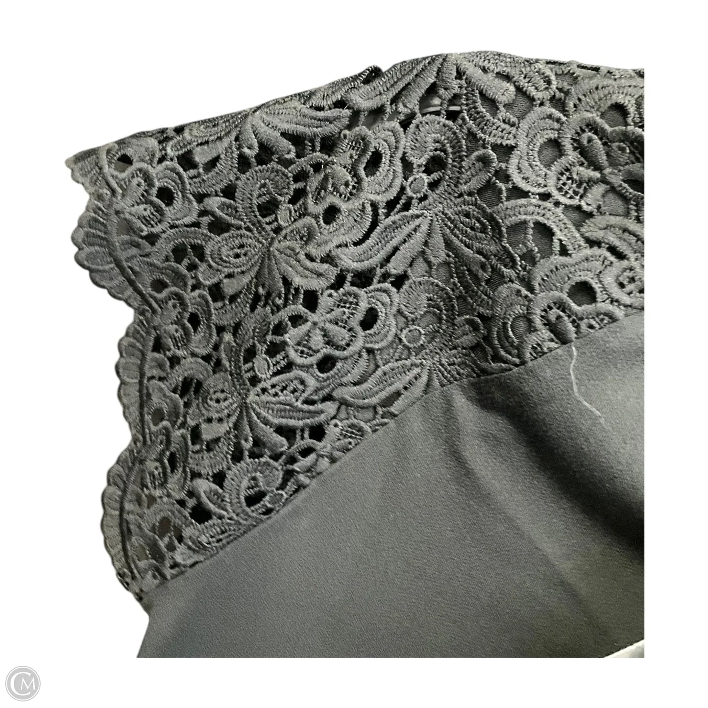 Top Short Sleeve By Cable And Gauge In Black, Size: S