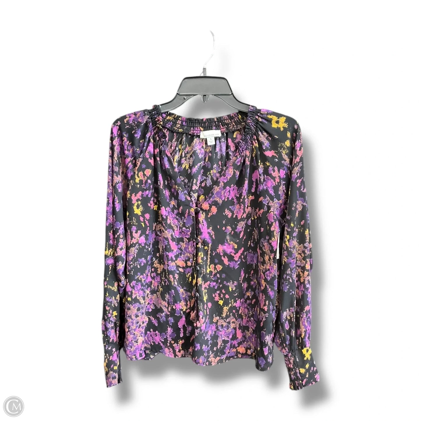 Blouse Long Sleeve By Allison Joy In Multi-colored, Size: S