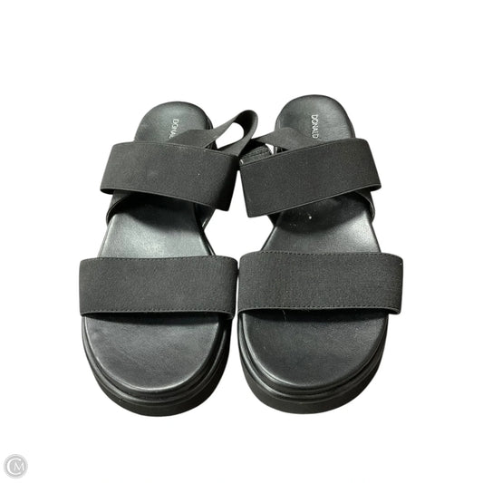 Sandals Flats By Donald Pliner In Black, Size: 11
