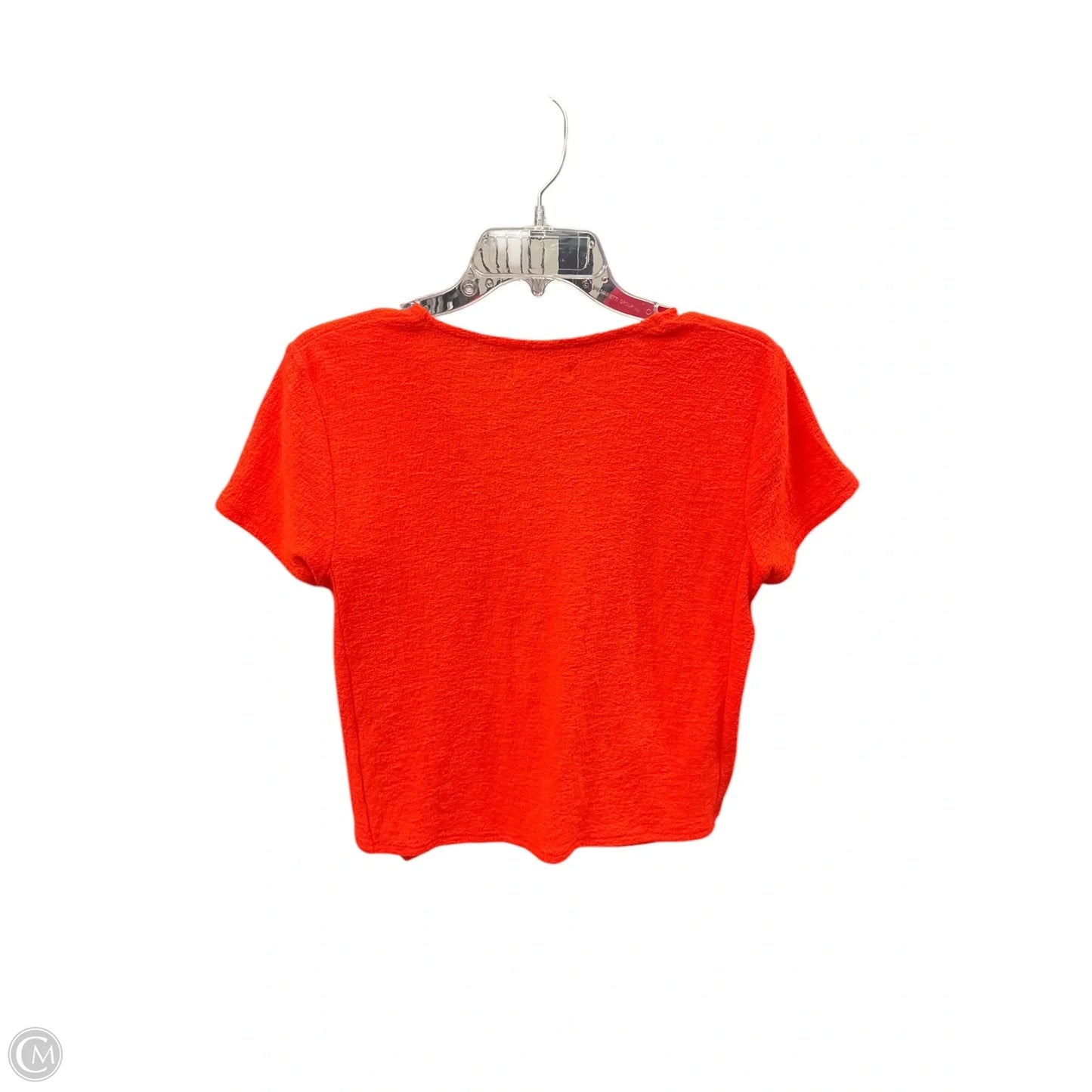 Top Short Sleeve By Madewell In Orange, Size: S