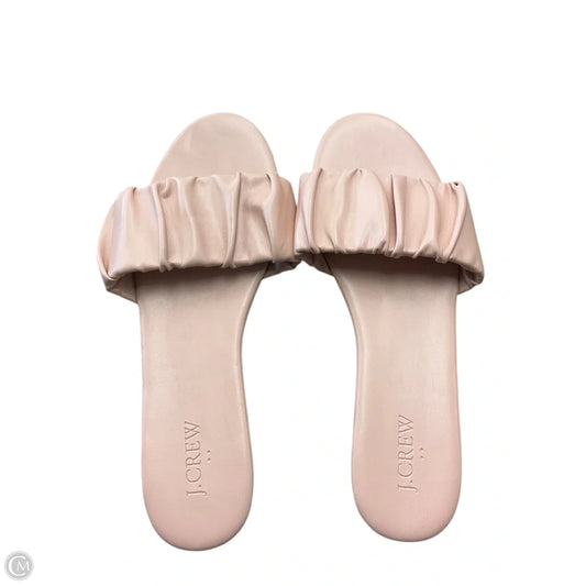 Sandals Flats By J. Crew In Peach, Size: 9