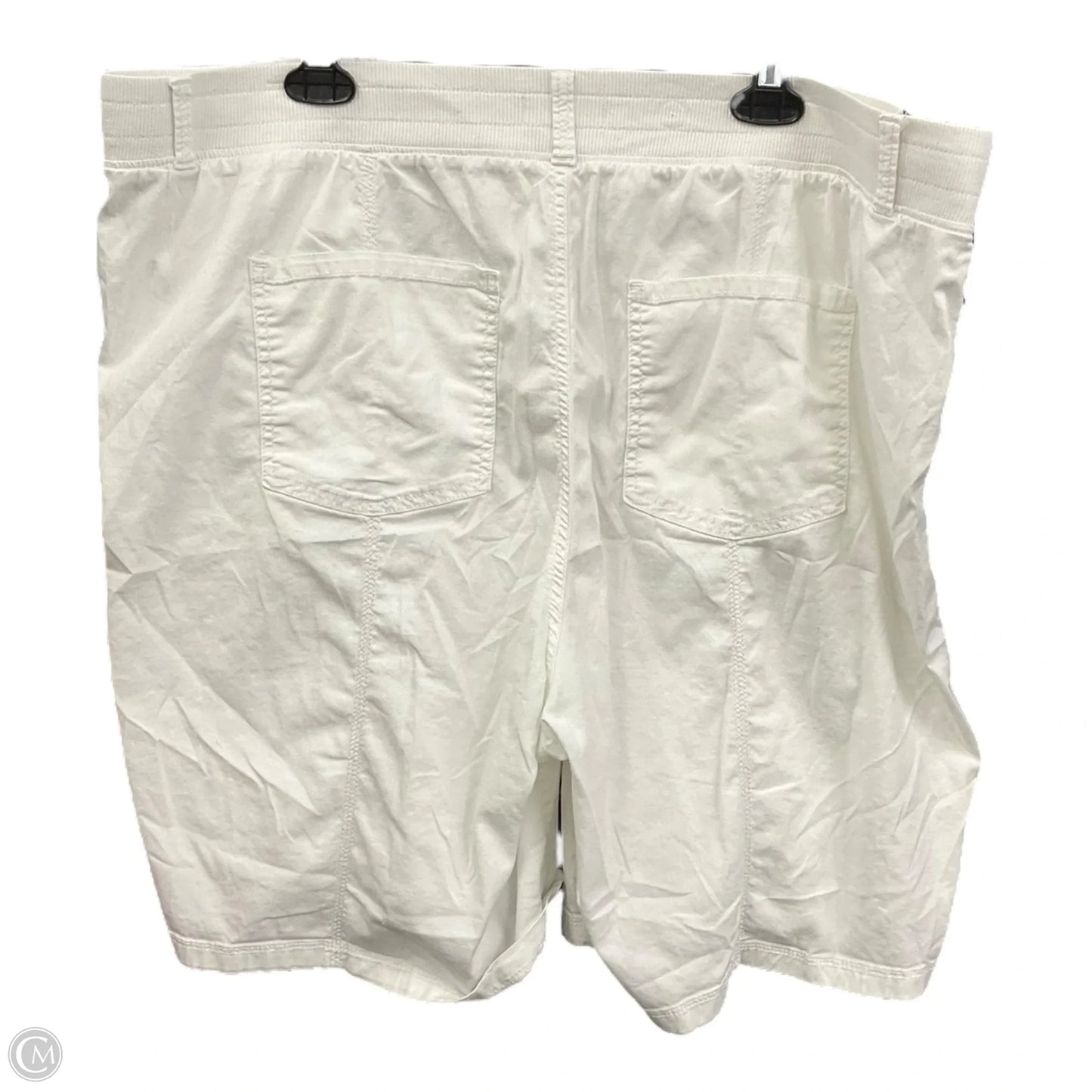 Shorts By Evri In White, Size: 20