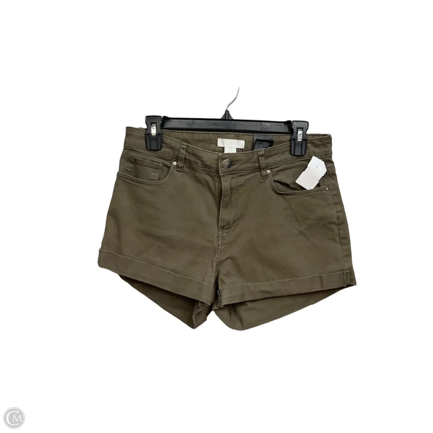 Shorts By H&m In Green, Size: 8