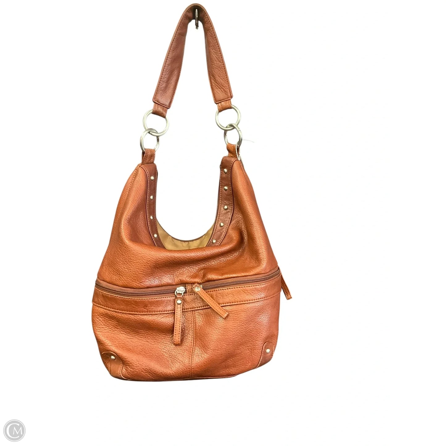 Handbag Leather By Clothes Mentor, Size: Large