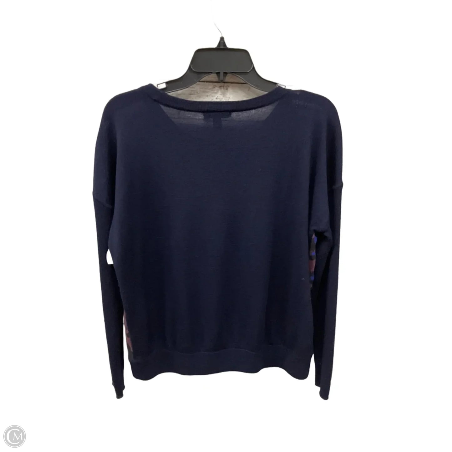 Top Long Sleeve By J. Crew In Blue & Brown, Size: S