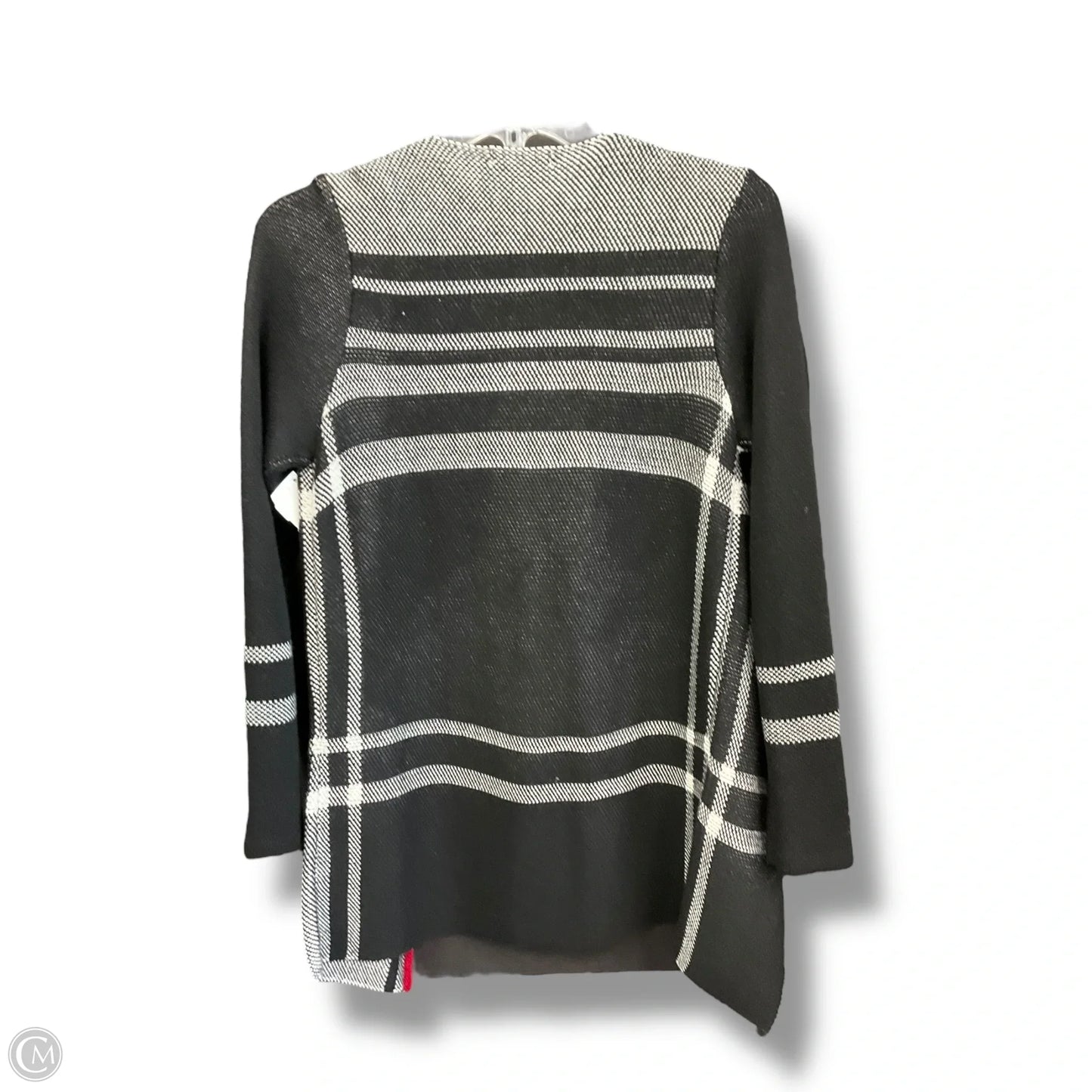 Cardigan By Charter Club In Black & Red, Size: Mp