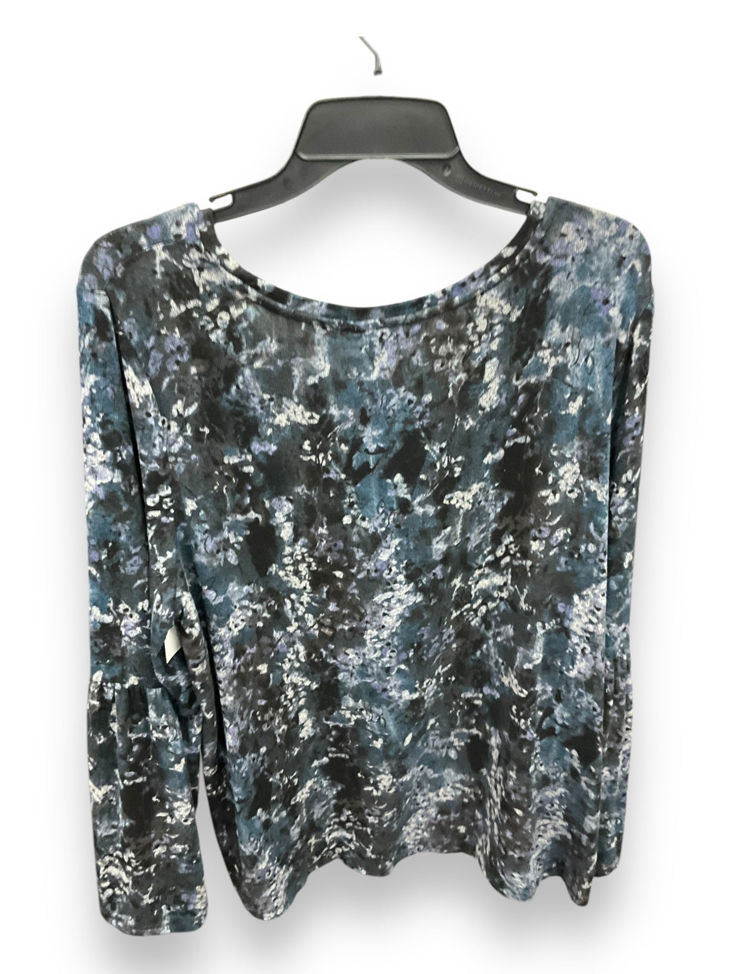 Top Long Sleeve By Simply Vera In Multi-colored, Size: Xl