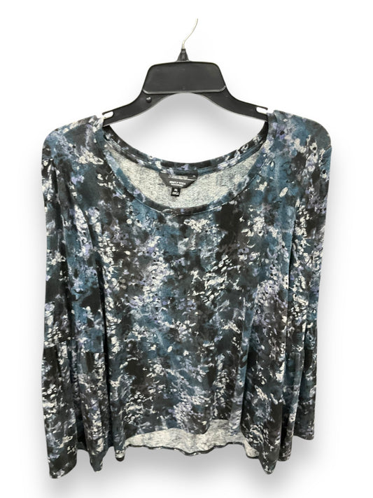 Top Long Sleeve By Simply Vera In Multi-colored, Size: Xl