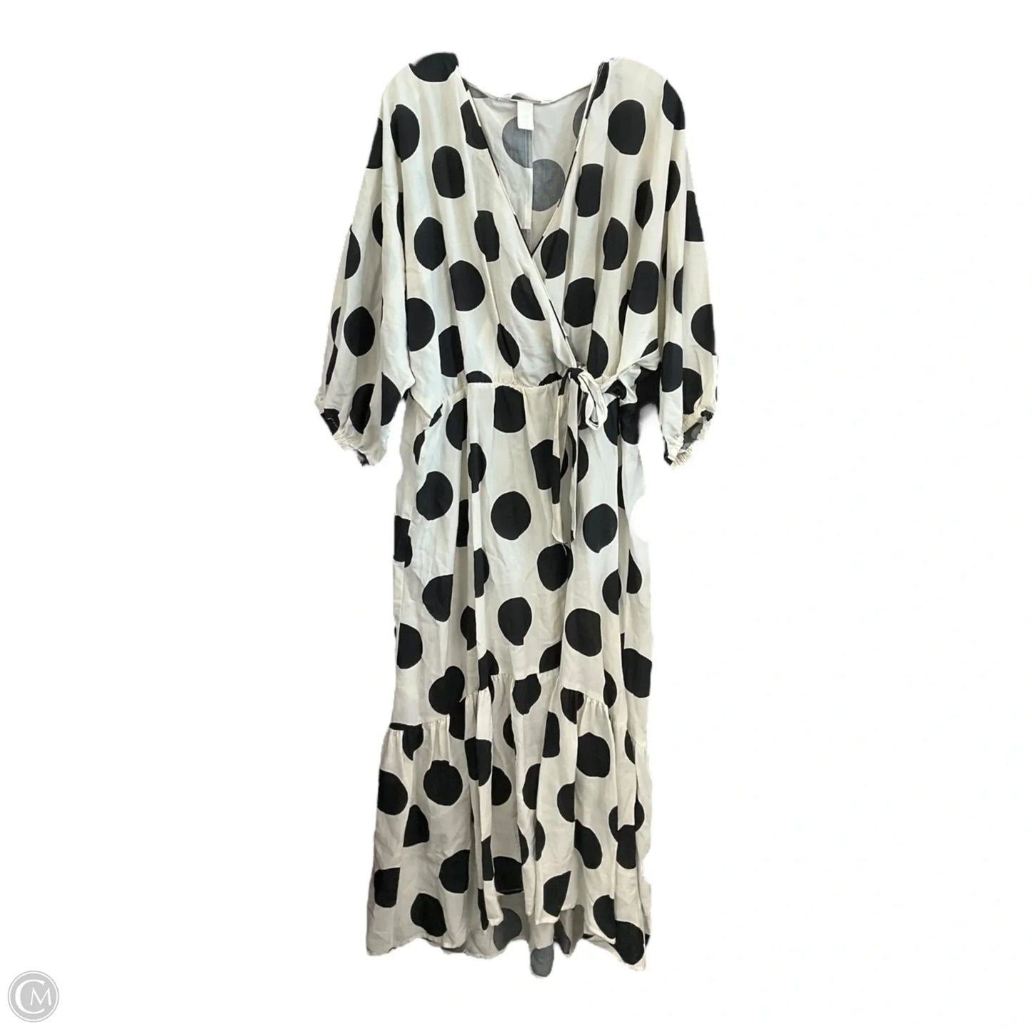 Dress Casual Maxi By H&m In Polkadot Pattern, Size: Xxl