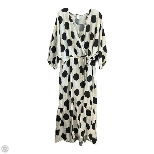 Dress Casual Maxi By H&m In Polkadot Pattern, Size: Xxl
