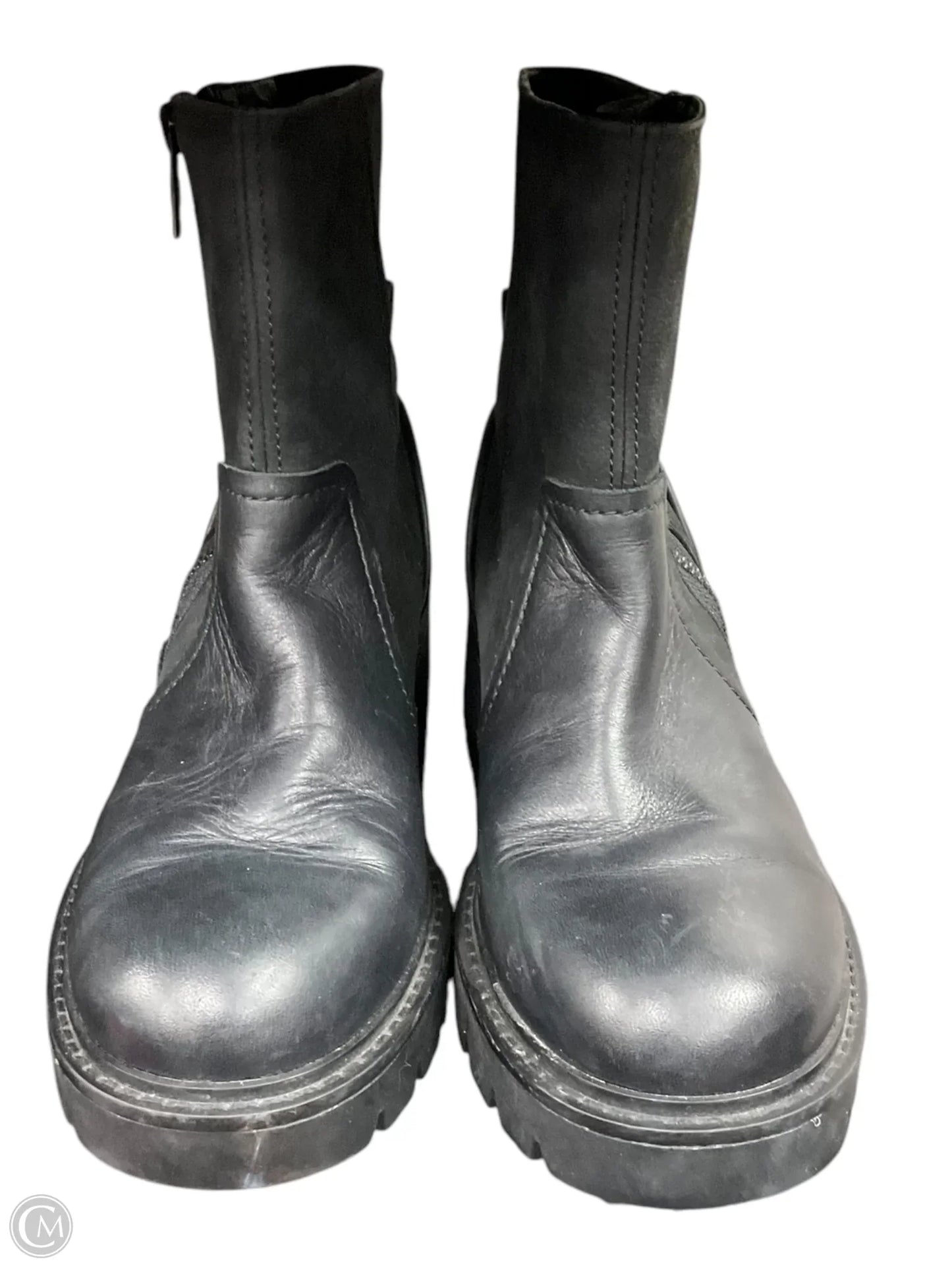 Boots Designer By Ugg In Black, Size: 6.5