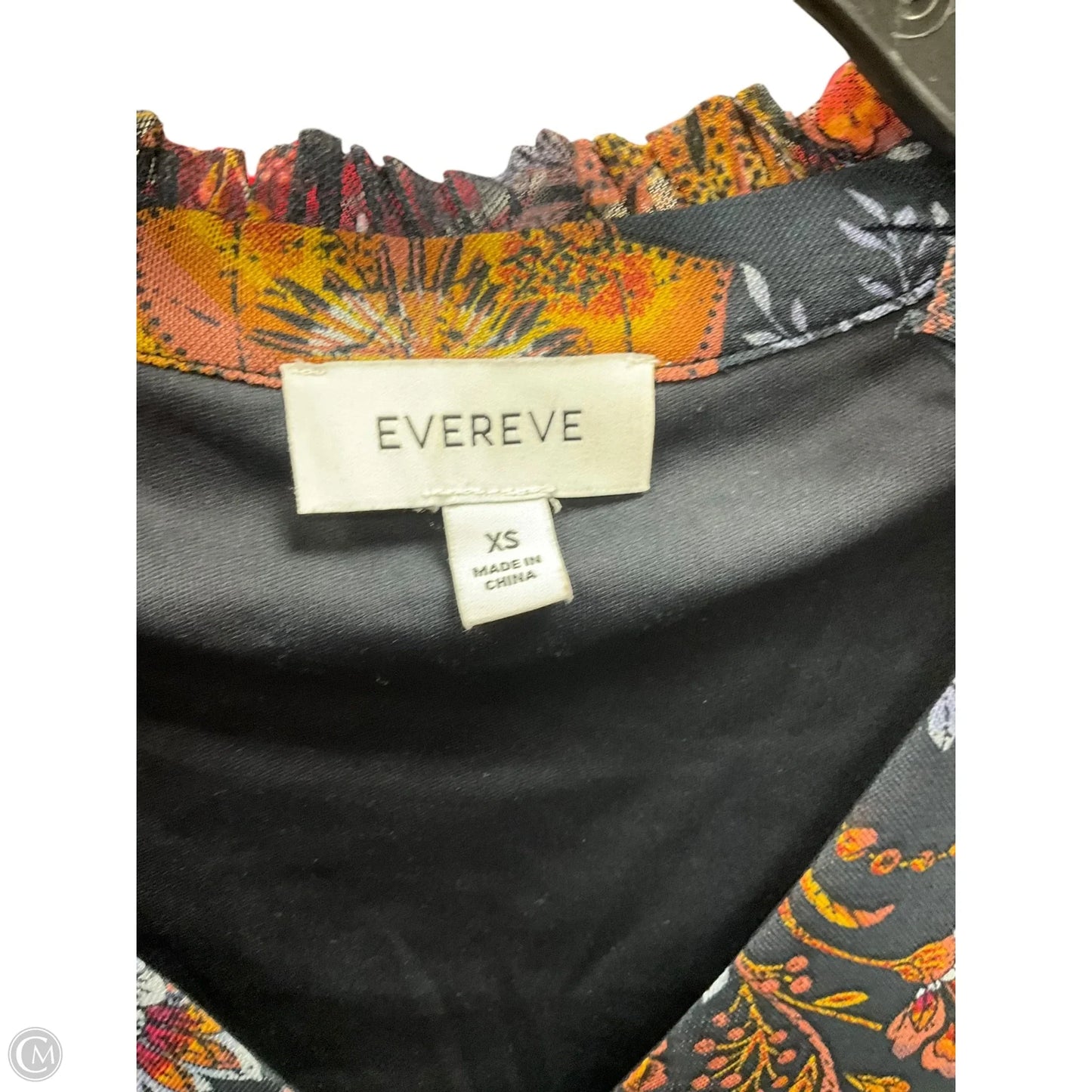 Top Sleeveless By Evereve In Floral Print, Size: Xs