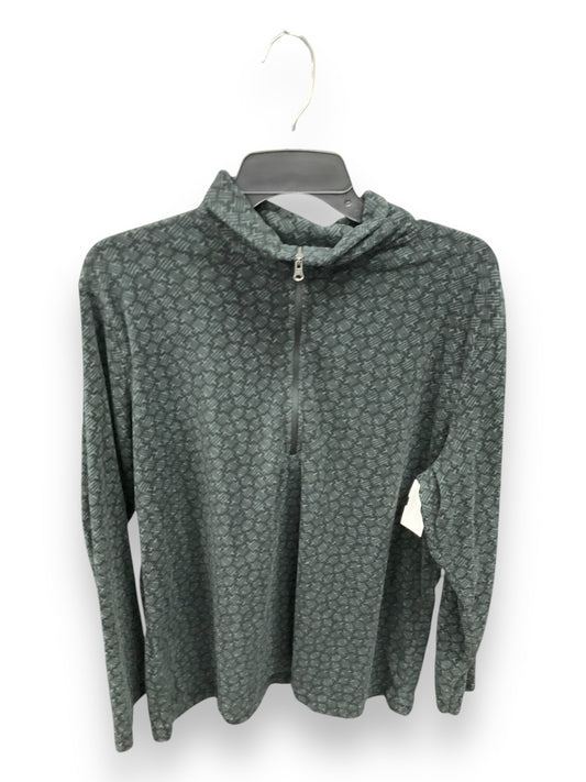 Athletic Fleece By Columbia In Black & Grey, Size: 1x