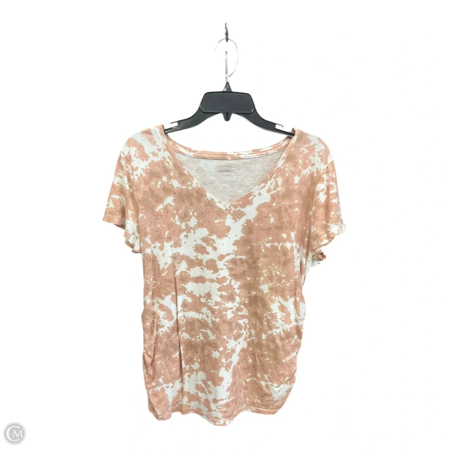 Maternity Top Short Sleeve By Isabel Maternity, Size: L