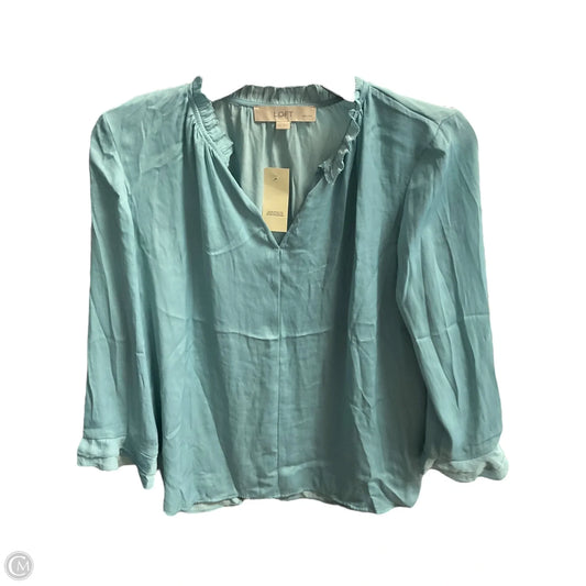 Top Long Sleeve By Loft In Blue, Size: Xsp