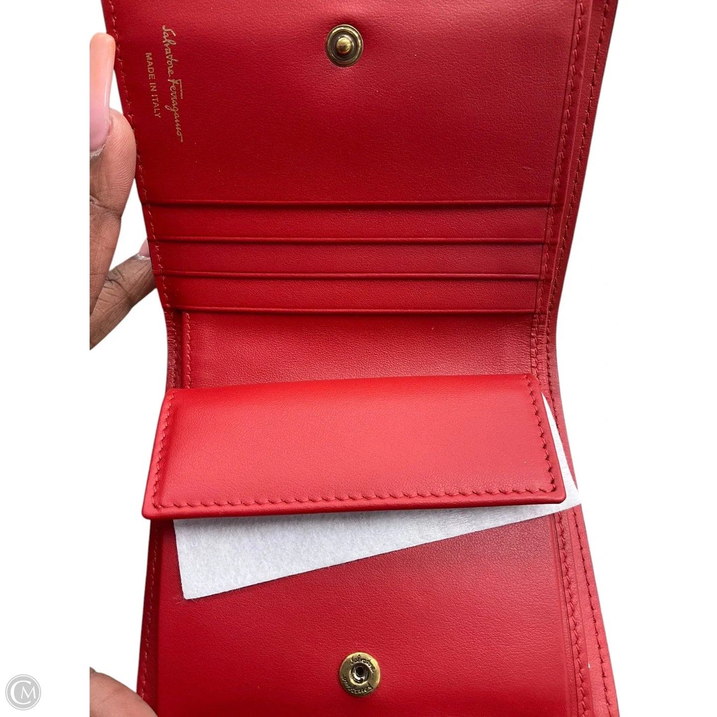 Wallet Designer By Ferragamo, Size: Small