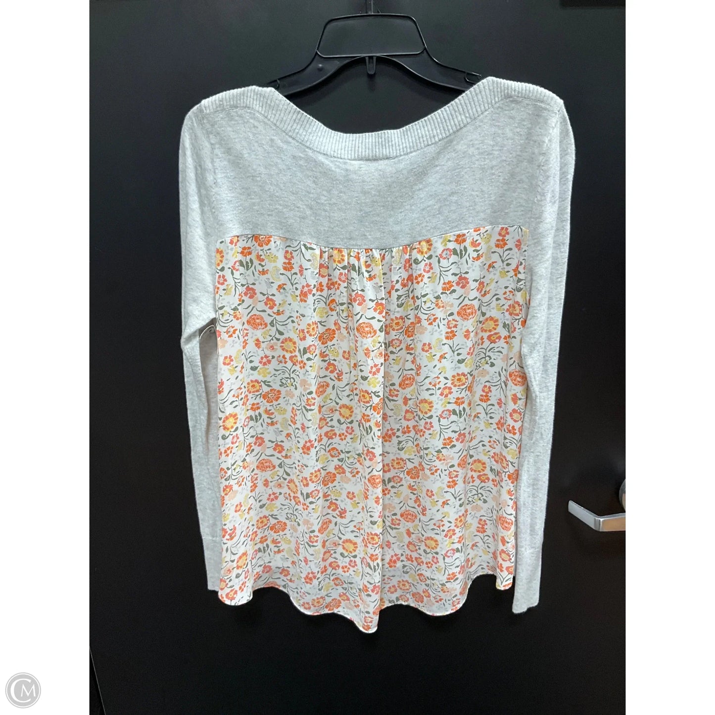 Sweater By Loft In Grey, Size: S