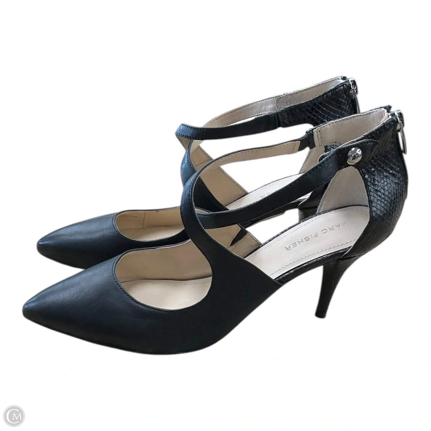 Shoes Heels Stiletto By Marc Fisher In Black, Size: 11