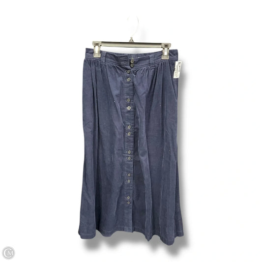 Skirt Maxi By Madewell In Navy, Size: S